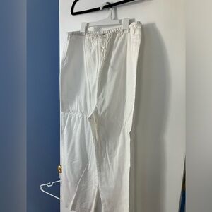 Reformation White Summer pants size XL